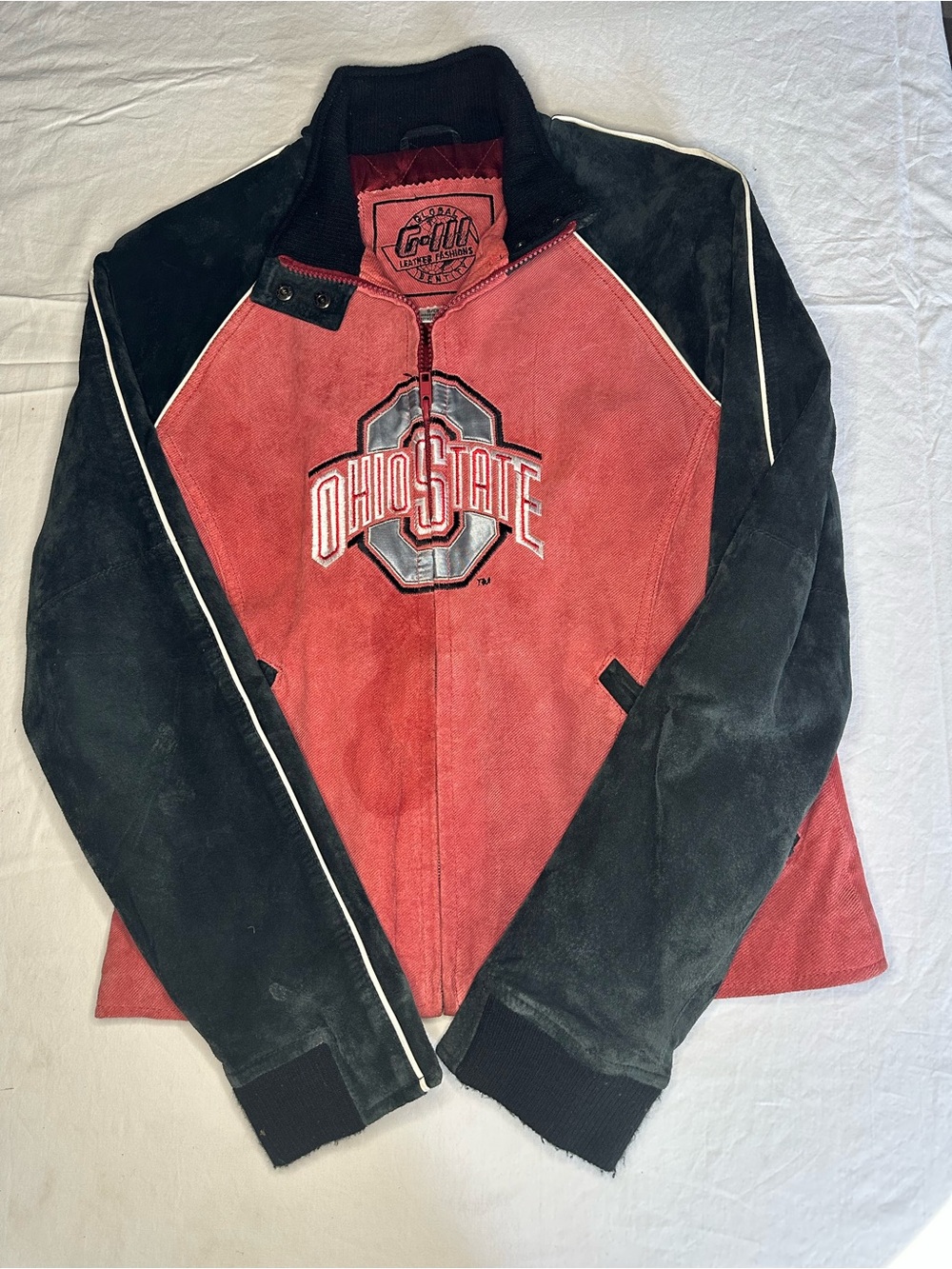 Women’s small Ohio state suede varsity type jacket